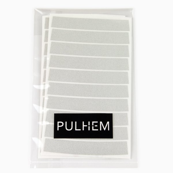 Pulhem reflektierende Reflex-Aufkleber 10mm weiß