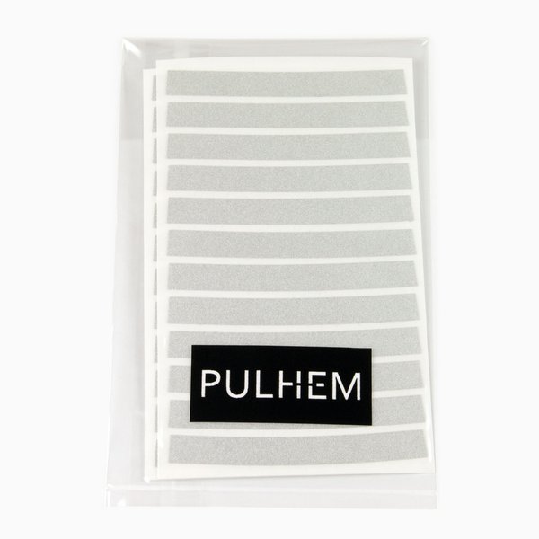 Pulhem reflektierende Reflex-Aufkleber 7mm weiß