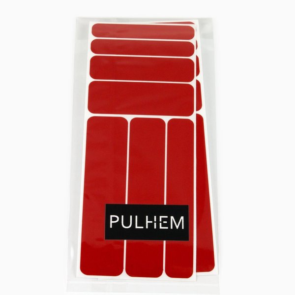 Pulhem reflektierendes Reflex-Aufkleber Set14 aus Reflexfolie rot