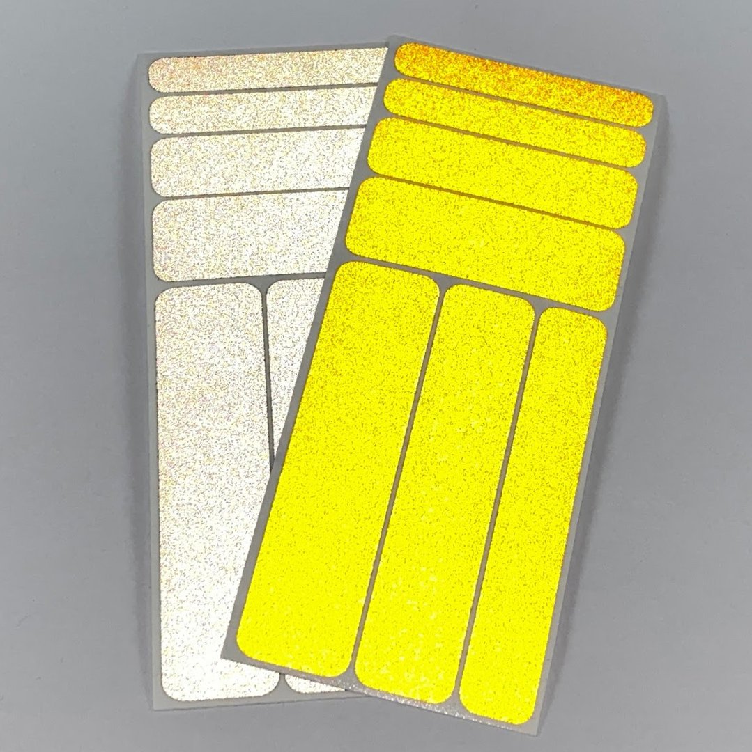 Pulhem reflektierendes Reflex-Aufkleber Set14 aus Reflexfolie gelb 